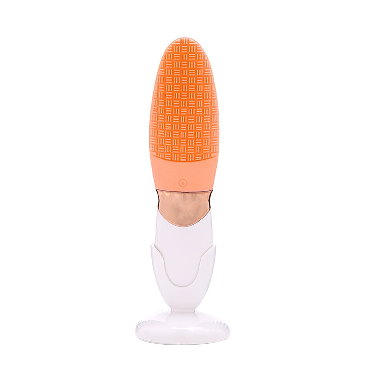 CNaier AE-618 Battery-powered Silicone Acoustic Wave Face Skin Care Electric Facial Cleanser (Orange) - free shipping - PMC TechLife - Order now!