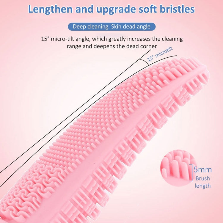 CNaier AE-618 Battery-powered Silicone Acoustic Wave Face Skin Care Electric Facial Cleanser (Orange) - free shipping - PMC TechLife - Order now!