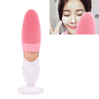 CNaier AE-618 Battery-powered Silicone Acoustic Wave Face Skin Care Electric Facial Cleanser (Pink) - free shipping - PMC TechLife - Order now!