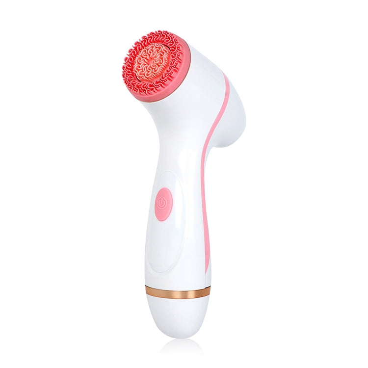 CNaier AE-868 Battery-powered Silicone Ultrasonic Vibration Face Skin Care Electric Facial Cleanser (Pink) - free shipping - PMC Jewellery - Order now!