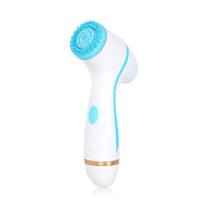 CNaier AE-868 Battery-powered Silicone Ultrasonic Vibration Face Skin Care Electric Facial Cleanser (Blue) - free shipping - PMC Jewellery - Order now!