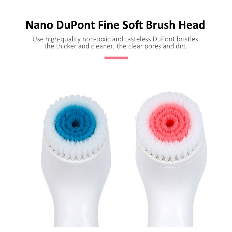 CNaier AE-868 Battery-powered Silicone Ultrasonic Vibration Face Skin Care Electric Facial Cleanser (Blue) - free shipping - PMC Jewellery - Order now!