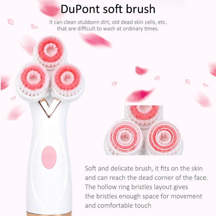 CNaier AE-878 USB Charging Silicone Face Skin Care Electric Facial Cleanser (Pink) - free shipping - PMC TechLife - Order now!