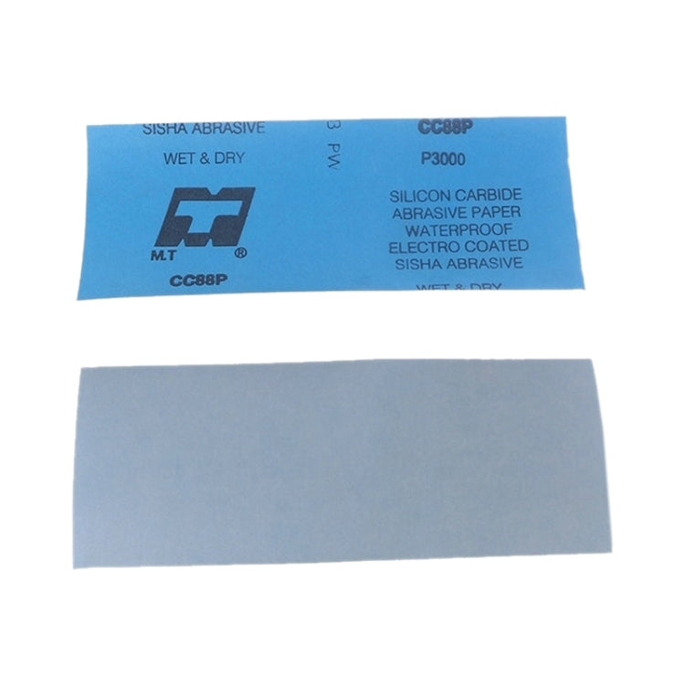 10pcs Grit 5000 Wet And Dry Polishing Grinding Sandpaper，Size: 23 x 9cm (Blue) - free shipping - PMC TechLife - Order now!