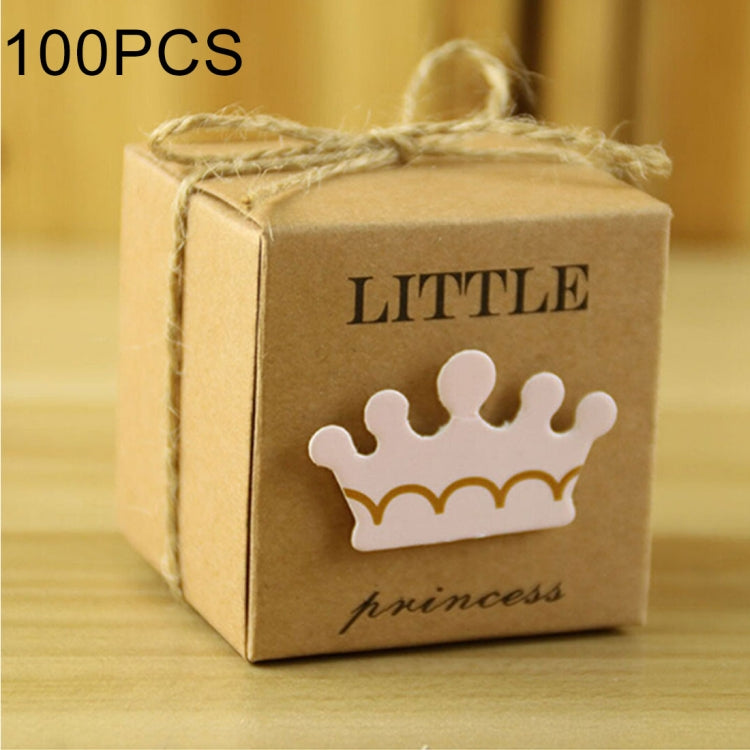 100 PCS European Style Wedding Princess Pattern Sugar Box, Size: 5.3*5.3*5.3cm - free shipping - PMC TechLife - Order now!