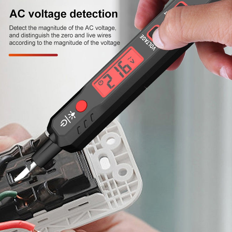 HABOTEST HT89 Contact Type High-sensitivity LCD Digital Display Sound and Light Alarm Test Pen - free shipping - PMC TechLife - Order now!