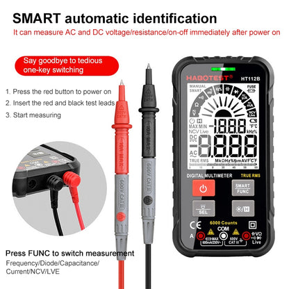 HABOTEST HT112B Mini Digital Display High-precision Multimeter - free shipping - PMC Jewellery - Order now!