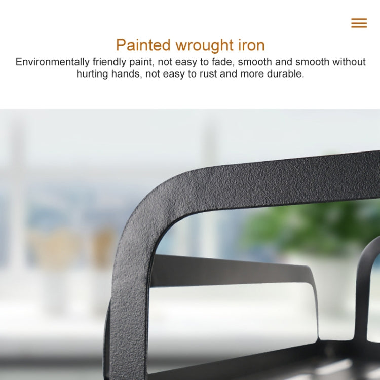 Kitchen Single Layer Magnetic Refrigerator Rack Storage Holder (Black) - free shipping - PMC TechLife - Order now!