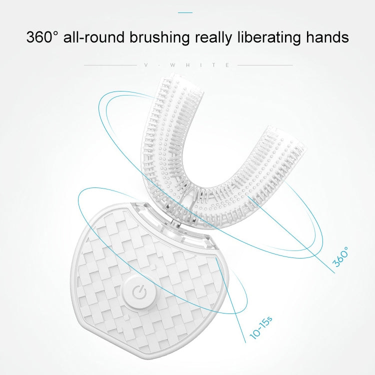 Vwhite 3 Cleaning Modes Silicone Electric Automatic Beauty Tooth Instrument(Black) - Teeth Whitening by PMC TechLife | Online Shopping South Africa | PMC TechLife | Buy Now Pay Later Mobicred