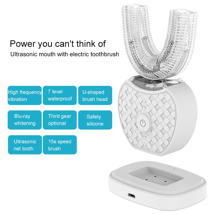 Vwhite 3 Cleaning Modes Silicone Electric Automatic Beauty Tooth Instrument(Black) - Teeth Whitening by PMC TechLife | Online Shopping South Africa | PMC TechLife | Buy Now Pay Later Mobicred