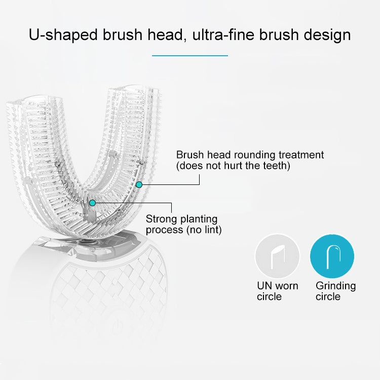 Vwhite 3 Cleaning Modes Silicone Electric Automatic Beauty Tooth Instrument(White) - Teeth Whitening by PMC TechLife | Online Shopping South Africa | PMC TechLife