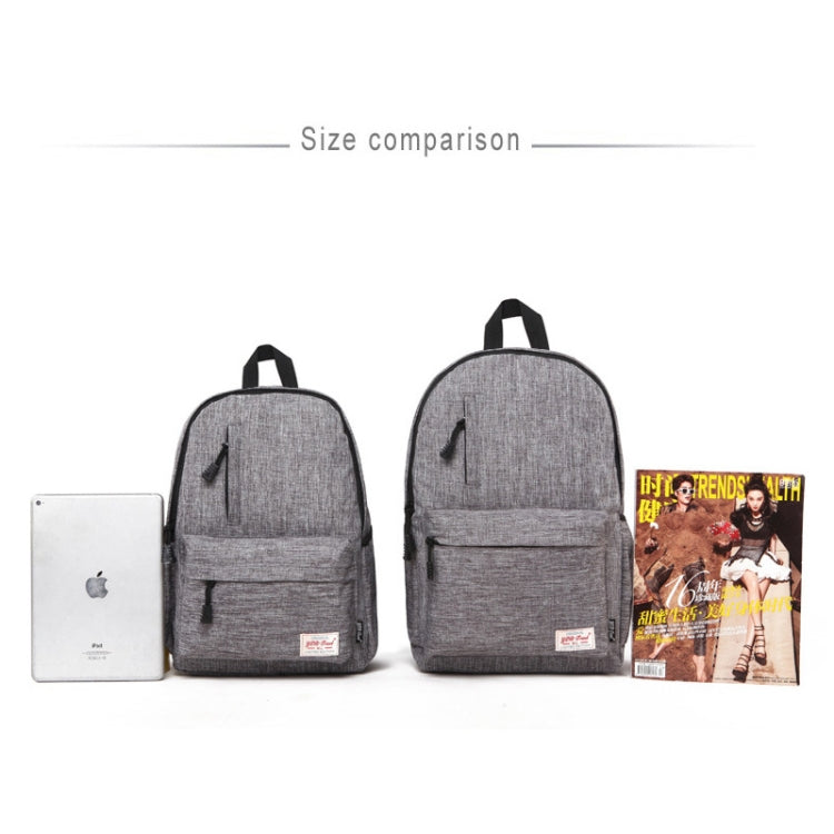 Universal Multi-Function Canvas Laptop Computer Shoulders Bag Leisurely Backpack Students Bag, Big Size: 42x29x13cm, For 15.6 inch and Below Macbook, Samsung, Lenovo, Sony, DELL Alienware, CHUWI, ASUS, HP(Black)