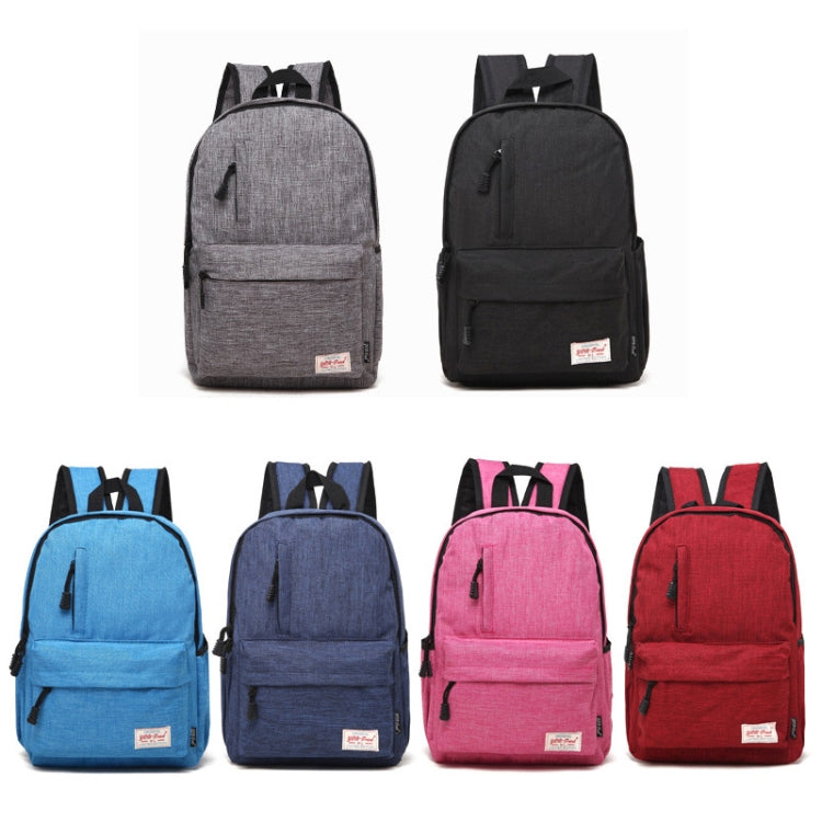 Universal Multi-Function Canvas Laptop Computer Shoulders Bag Leisurely Backpack Students Bag, Big Size: 42x29x13cm, For 15.6 inch and Below Macbook, Samsung, Lenovo, Sony, DELL Alienware, CHUWI, ASUS, HP(Black) - Backpack by PMC TechLife | Online Shopping South Africa | PMC TechLife