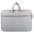 Breathable Wear-resistant Shoulder Handheld Zipper Laptop Bag, For 15.6 inch and Below Macbook, Samsung, Lenovo, Sony, DELL Alienware, CHUWI, ASUS, HP (Grey) - 15.6 - 17 inch by PMC TechLife | Online Shopping South Africa | PMC TechLife
