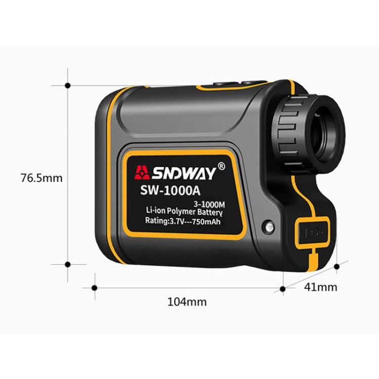 SNDWAY SW1000A Handheld Outdoor Waterproof Telescope Range Finder Distance Measurer, 1000m - free shipping - PMC TechLife - Order now!