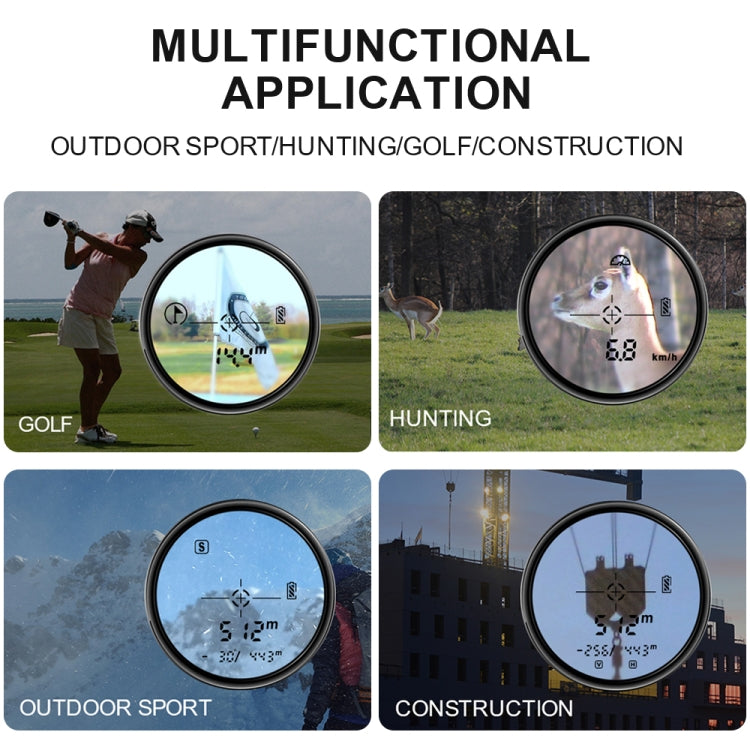 SNDWAY SW1500A Handheld Outdoor Waterproof Telescope Range Finder Distance Measurer, 1500m - free shipping - PMC TechLife - Order now!