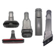 XD974 5 in 1 Round Brush + 2 x Stiff Brush  + Bed Brush + Connector for Dyson Vacuum Cleaner Parts Kits - free shipping - PMC TechLife - Order now!