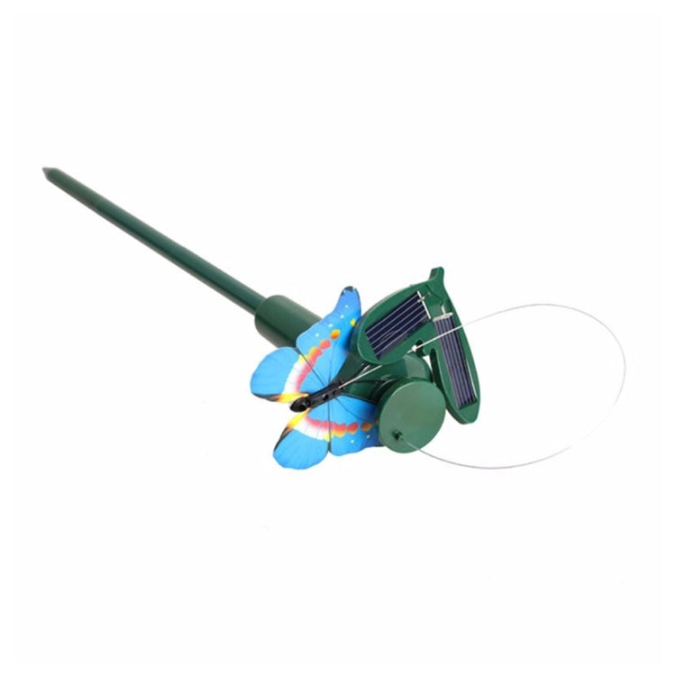 Solar Powered Electric Rotating Butterfly Hummingbird Decorative Fly Simulation Butterfly Pet Funny Toy Gardening Pastoral Decoration Toys