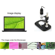 DMS-MDS800 40X-1600X Magnifier 2.0MP Image Sensor USB Digital Microscope with 8 LEDs & Professional Stand