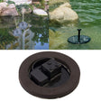 Solar Powered Water Pump Garden Fountain Floating Panel Watering Pond Kit for Waterfalls Water Display Park Pool Decoration Fountain, Diameter: 16cm - free shipping - PMC TechLife - Order now!