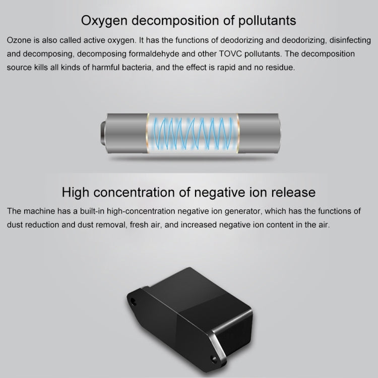 Nobico XD05A Portable Air Purifier Household Ozone Disinfection Machine(White) - free shipping - PMC Jewellery - Order now!