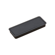 Simple Wardrobe Slotted Scrub Handle Concealed Recessed Drawer Invisible Handle, Hole Distance���96mm (Black)
