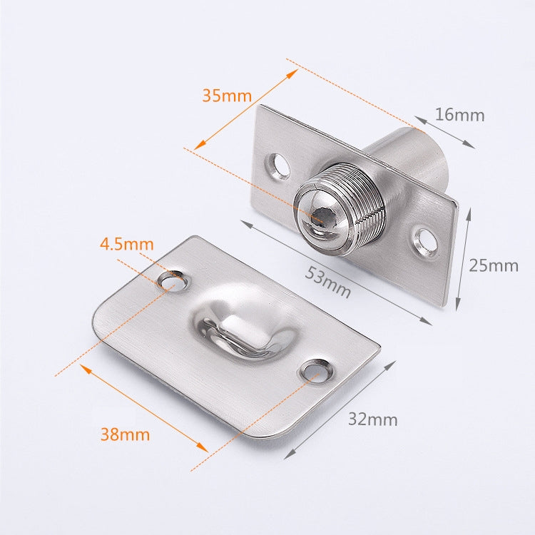 1 Set 106 Stainless Steel Invisible Door Bead Spring Beads Special Bead Lock Door Bead