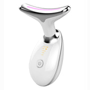 LED Color Light Wrinkle Neck Beauty Instrument (White)
