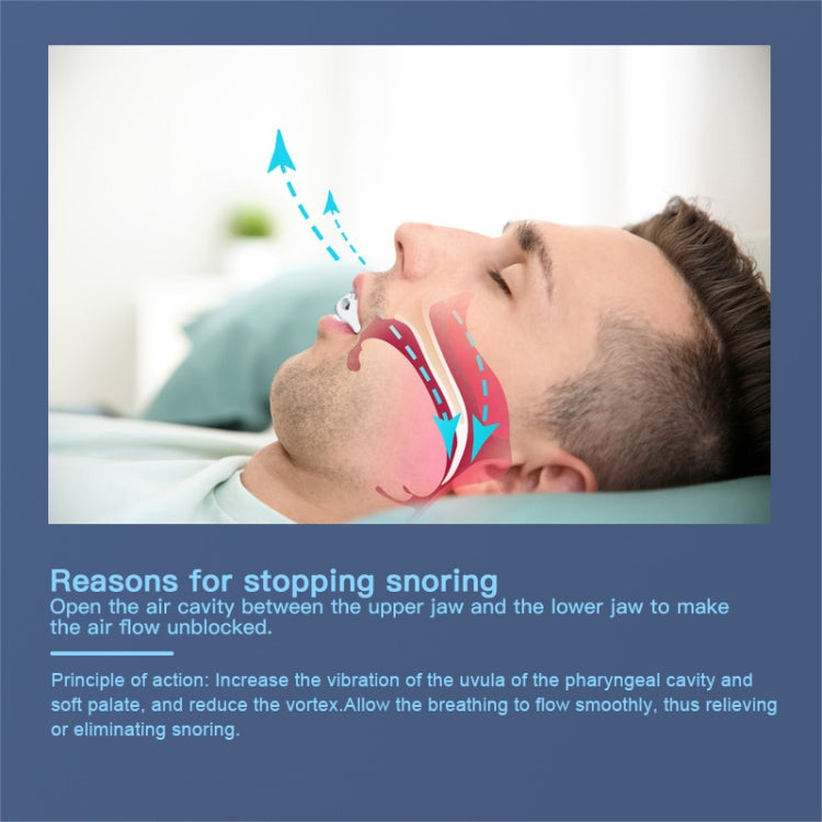 YJK100 Silicone + ABS Stop Snoring Device Anti Snore (White) - Anti Snoring Tools by PMC TechLife | Online Shopping South Africa | PMC TechLife