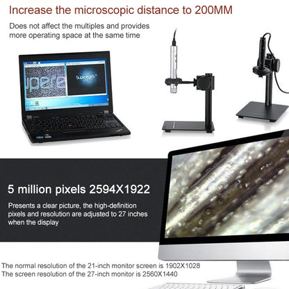 Supereyes B011 HD Digital Electronic Microscope Industrial Mobile Phone Repair Magnifying Glass - free shipping - PMC Jewellery - Order now!