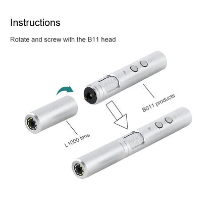 Supereyes L1000 1000X Electronic Microscope Lens Accessories for HCB0990 - free shipping - PMC Jewellery - Order now!