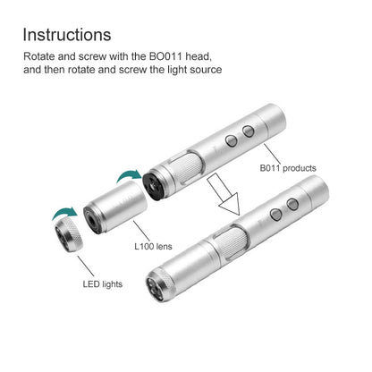 Supereyes L100 300X Telephoto Lens Electronic Microscope Lens Accessories for HCB0990 - free shipping - PMC Jewellery - Order now!