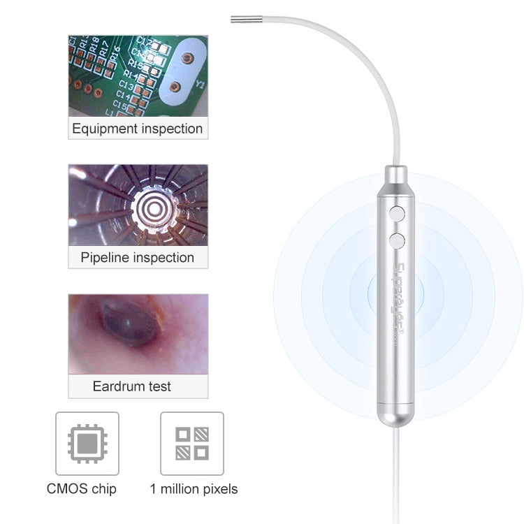 Supereyes Y001 Ear Mite Mouth Electronic Digital Fixed Focus Endoscope - free shipping - PMC TechLife - Order now!
