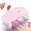 SUN mini 2 6W UV + LED USB Nail Lamp Fingernail Gel Curing Dryer(Pink) - free shipping - PMC TechLife - Order now!
