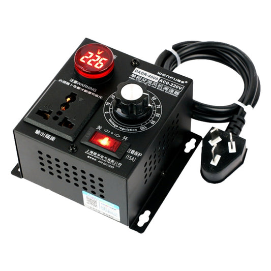 DADR-4000W Single-phase AC Fan Speed Controller, CN Plug - free shipping - PMC Jewellery - Order now!