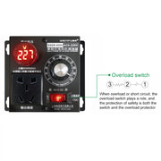 DADR-4000W Single-phase AC Fan Speed Controller, CN Plug
