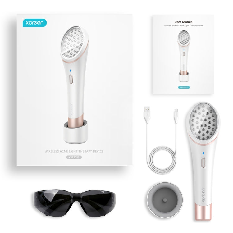 XPREEN XPRE052 Wireless Rechargeable Light Acne Treatment Device Home Acne Clearing Eraser with Blue Light and Red Light(White) - free shipping - PMC Jewellery - Order now!