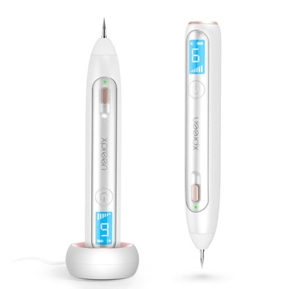 XPREEN XPRE051 Professional Wireless Rechargeable Mole Freckle Dark Spots Tattoo Wart Removal Pen Skin Tag Spot Eraser Pro Beauty Sweep Spot Pen Kit With LED Screen & Spotlight(White) - free shipping - PMC Jewellery - Order now!