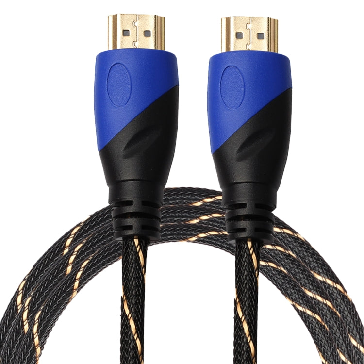 1.8m HDMI 1.4 Version 1080P Woven Net Line Blue Black Head HDMI Male to HDMI Male Audio Video Connector Adapter Cable - Cable by PMC TechLife | Online Shopping South Africa | PMC TechLife