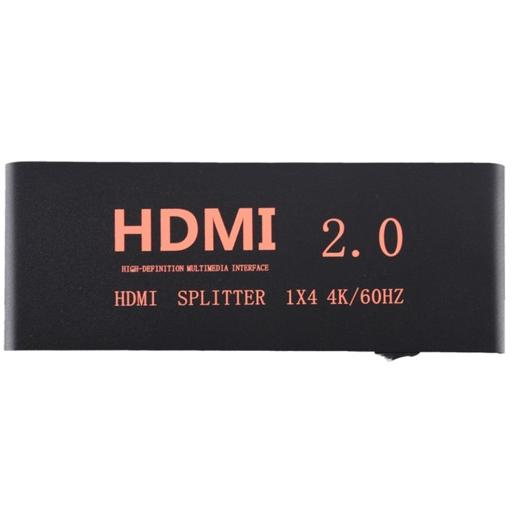 CY-042 1X4 HDMI 2.0 4K/60Hz Splitter, EU Plug - Splitter by PMC TechLife | Online Shopping South Africa | PMC TechLife