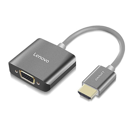 Lenovo F1-H01 HDMI to VGA Cable Aluminum Alloy Converter - Converter by Lenovo | Online Shopping South Africa | PMC Jewellery | Buy Now Pay Later Mobicred