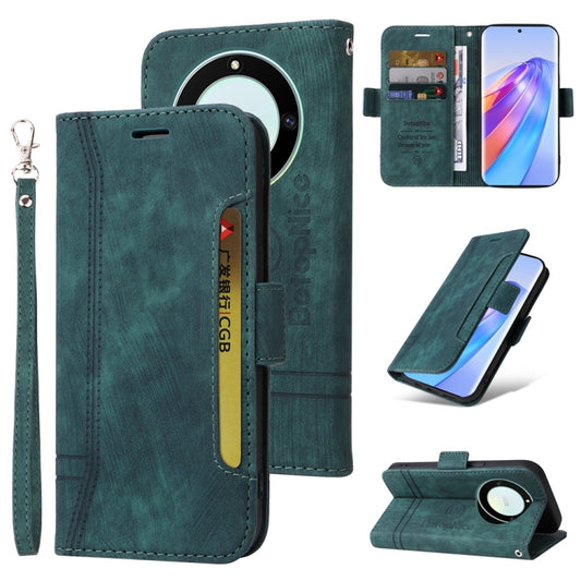 For Honor X9a 5G / X40 5G / Magic5 Lite BETOPNICE Dual-side Buckle Leather Phone Case (Green) - Honor Cases by BETOPNICE | Online Shopping South Africa | PMC Jewellery | Buy Now Pay Later Mobicred