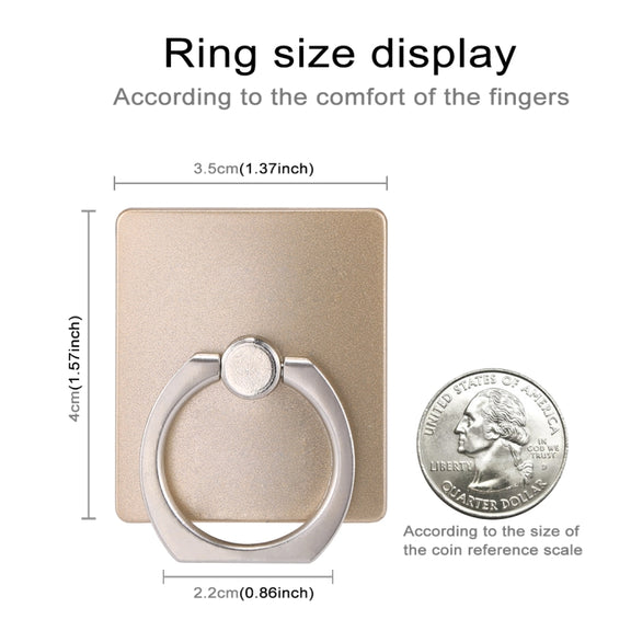 [HK Warehouse] 360 Degrees Rotation Ring Phone Holder(Gold)