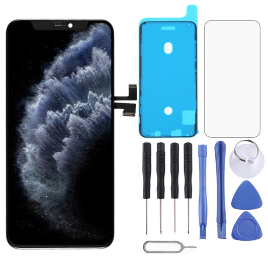 GX OLED LCD Screen for iPhone 11 Pro Max Digitizer Full Assembly with Frame(Black) - free shipping - PMC Jewellery - Order now!