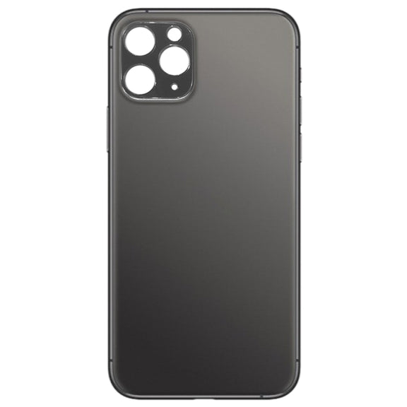 Glass Battery Back Cover for iPhone 11 Pro Max(Black)