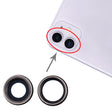 2 PCS Back Camera Bezel with Lens Cover for iPhone 11 - Camera Series by PMC TechLife | Online Shopping South Africa | PMC TechLife