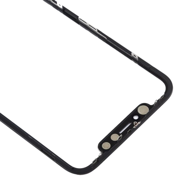 Front Screen Outer Glass Lens with Frame & OCA Optically Clear Adhesive for iPhone 11(Black)