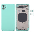 Back Housing Cover with SIM Card Tray & Side keys & Camera Lens for iPhone 11(Green) - Back Cover by PMC TechLife | Online Shopping South Africa | PMC TechLife | Buy Now Pay Later Mobicred