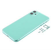 Back Housing Cover with SIM Card Tray & Side keys & Camera Lens for iPhone 11(Green)