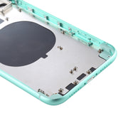 Back Housing Cover with SIM Card Tray & Side keys & Camera Lens for iPhone 11(Green)